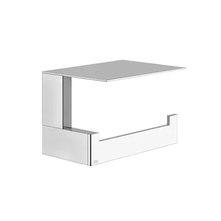 Gessi Rettangolo Держатель для туалетной бумаги с крышкой, подвесной, цвет: хром