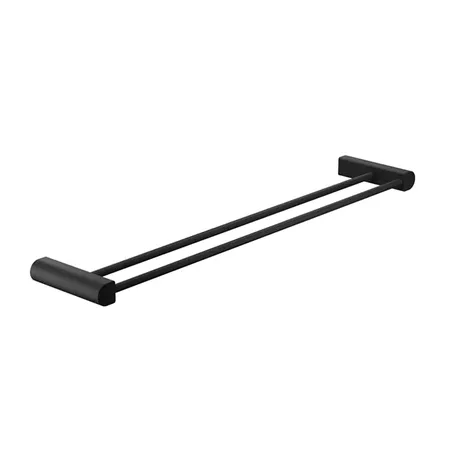 Gessi Rilievo Полотенцедержатель двойной, 60 см, подвесной, цвет: nero XL