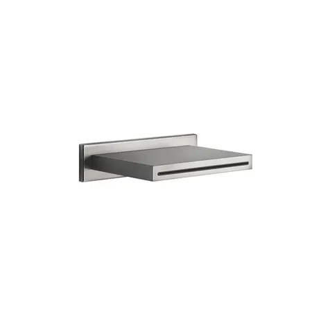 Gessi Shower316 Каскадный излив для душа настенный, для монтажа с удаленным управлением, цвет: шлифованная сталь