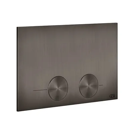 Gessi Technical Accessories Клавиша смыва для унитаза, двойная, для систем инсталляций TECE, цвет: Black Metal Brushed PVD