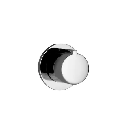 Gessi Tondo Встраиваемый запорный вентиль для термостата высокой производительности, 40 л/мин, внешняя часть, цвет: хром