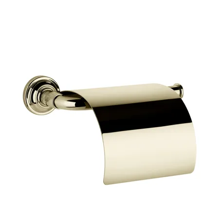 Gessi Venti20 Держатель туалетной бумаги, с крышкой, цвет: Brass PVD
