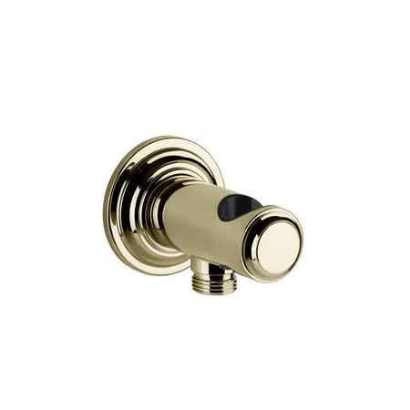 Gessi Venti20 Подвод воды с держателем ручного душа, цвет: Brass PVD