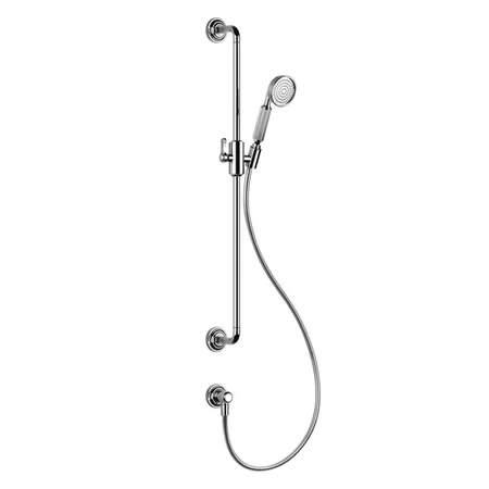 Gessi Venti20 Штанга для душа 800 мм., с ручным душем, шлангом 1500 мм. и подводом воды, цвет: хром