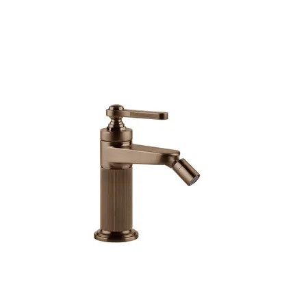Gessi Venti20 Смеситель для биде, на 1 отв., с донным клапаном, цвет: Copper Brushed PVD