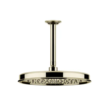 Gessi Venti20 Верхний душ Ø300 мм., с потолочным держателем 293 мм., цвет: Brass PVD