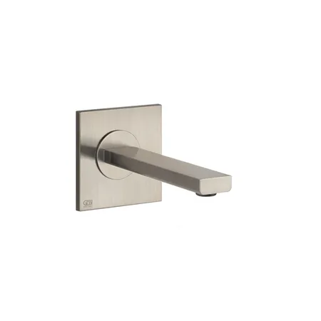 Gessi Emporio Via manzoni Настенный излив длинный, комбинируемый с удаленным управлением, цвет: Finox Brushed Nickel