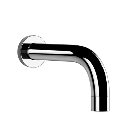 Gessi Emporio Via tortona Настенный излив для ванны короткий, комбинируемый с удаленным управлением, цвет: хром