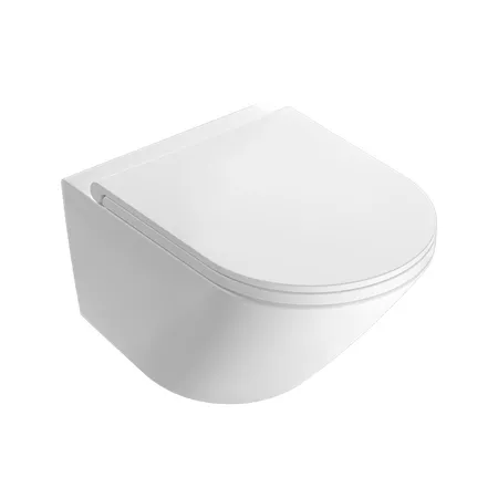 Globo Forty3 Унитаз подвесной 52x36см., безободковый, с системой скрытого крепежа, цвет: белый