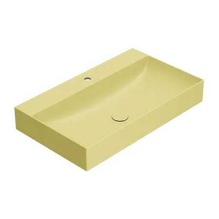 Globo T-Edge Раковина для установки на столешницу, 80x47см., цвет: Senape