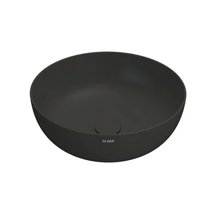 Globo T-Edge Раковина накладная d45хh:16см., без отв., цвет: smoke