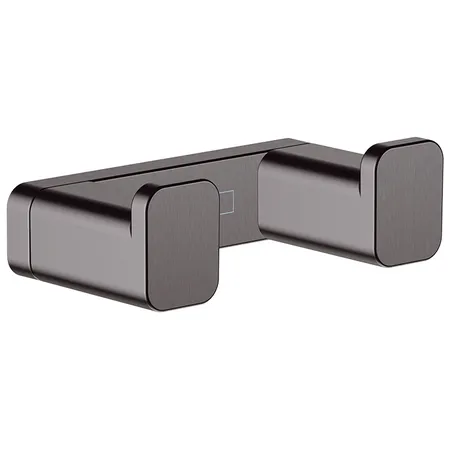 Hansgrohe AddStoris Крючок двойной, цвет: шлифованный черный хром