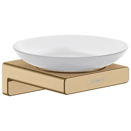Hansgrohe AddStoris Мыльница, цвет: шлифованная бронза