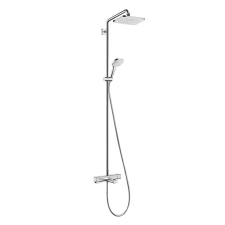 Hansgrohe Croma E 280 1jet Душевая система Showerpipe с термостатом для ванны, хром