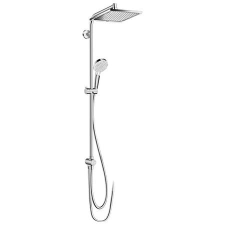 Hansgrohe Crometta E Душевая стойка с верхним душем 24см, ручным душем и шлангом 150см, цвет: хром