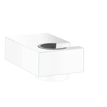 Hansgrohe Держатель ручного душа, настенный, цвет: белый матовый