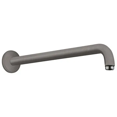 Hansgrohe Держатель верхнего душа, настенный, цвет: шлифованный черный хром
