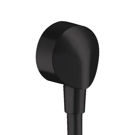 Hansgrohe Fixfit E Шланговое подсоединение 1/2", цвет: черный матовый