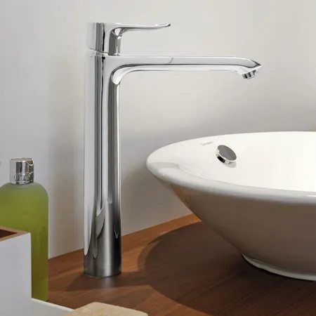 Hansgrohe Metris Смеситель для раковины в форме таза, однорычажный, 260, без сливного гарнитура, цвет: хром