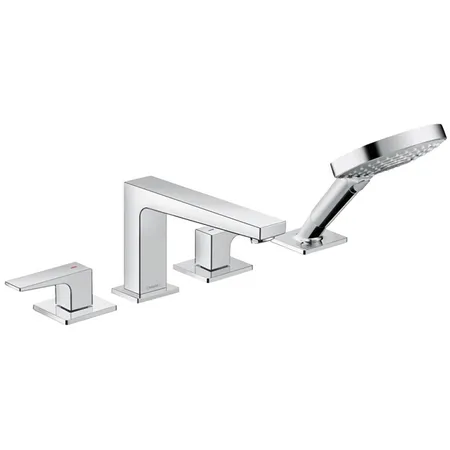 Hansgrohe Metropol смеситель на край ванны, на 4 от.в., цвет: хром