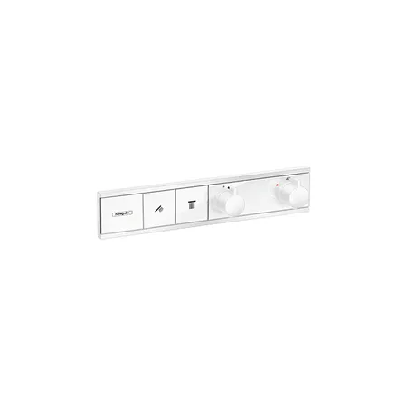 Hansgrohe RainSelect Термостат для душа, 2 источника, внешняя часть, цвет: белый матовый