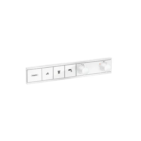Hansgrohe RainSelect Термостат для душа, 3 источника, внешняя часть, цвет: белый матовый