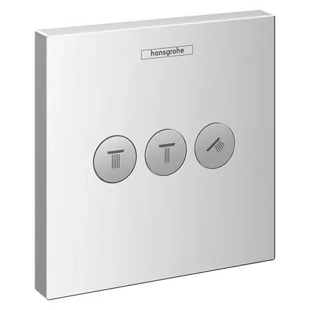 Hansgrohe ShowerSelect Запорный вентиль, с переключением на 3 выхода, цвет: хром