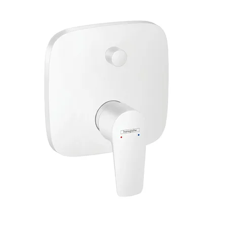 Hansgrohe Talis E Встраиваемый смеситель для ванны, внешняя часть, цвет: белый матовый