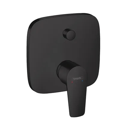 Hansgrohe Talis E Встраиваемый смеситель для ванны, внешняя часть, цвет: черный матовый