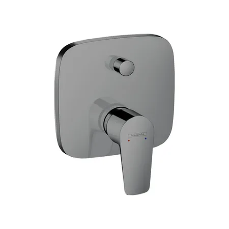 Hansgrohe Talis E Встраиваемый смеситель для ванны, внешняя часть, цвет: шлифованный черный хром