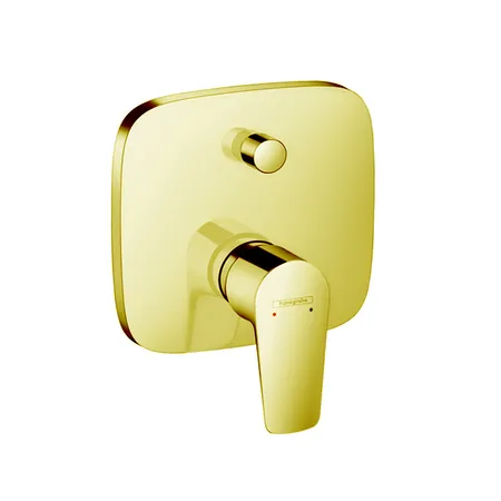 Hansgrohe Talis E Встраиваемый смеситель для ванны, внешняя часть, цвет: золото