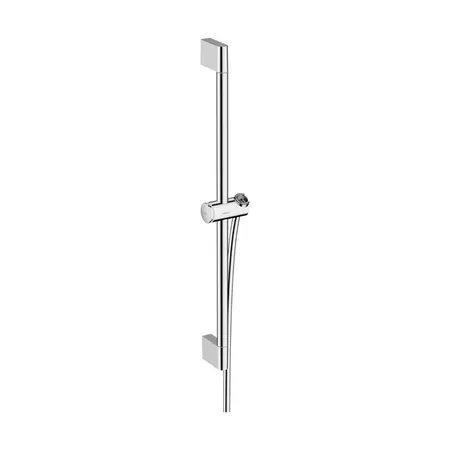 Hansgrohe Unica Душевая штанга 65 см со слайдером с кнопкой и шлангом, цвет: хром