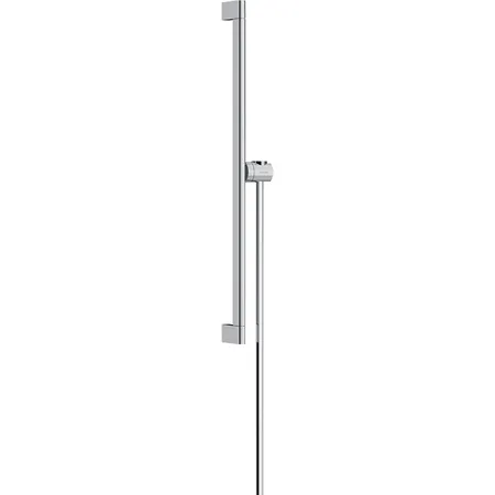 Hansgrohe Unica Душевая штанга S Puro 65 см со слайдером и шлангом Isiflex 160см, цвет: хром