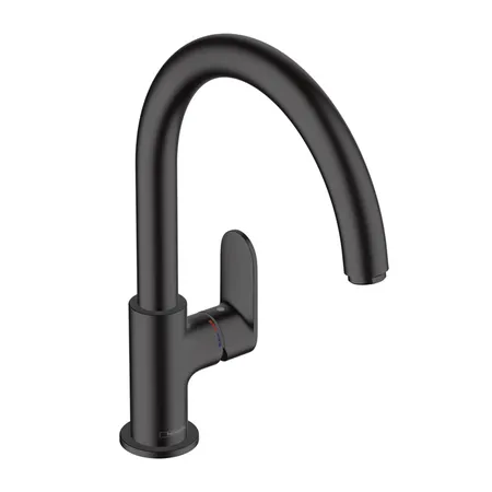 Hansgrohe Vernis Blend M35 Смеситель для раковины, однорычажный, излив 260 мм, цвет: матовый черный