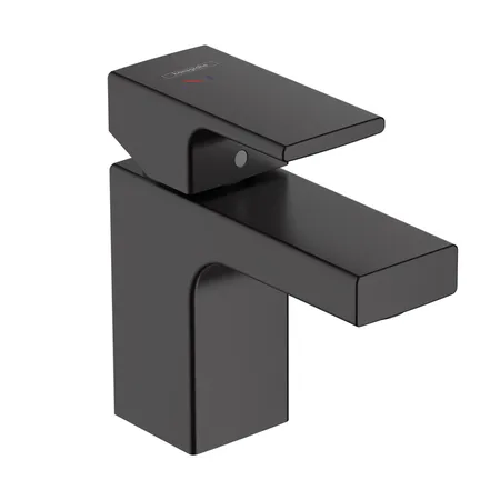 Hansgrohe Vernis Blend Смеситель для раковины, излив 70 мм, цвет: матовый черный