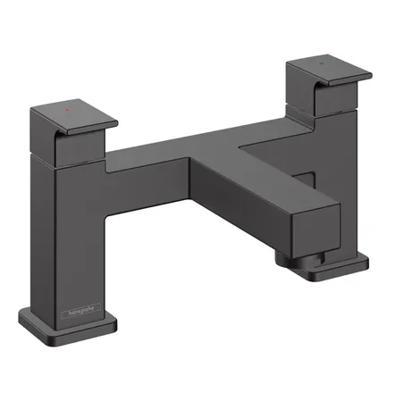 Hansgrohe Vernis Shap Смеситель для ванны, на 2 отв., цвет: матовый черный