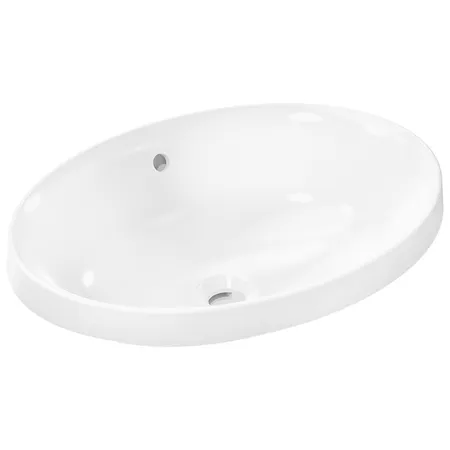 Hansgrohe Xuniva D Раковина 55x40см., встраиваемая, без отв., цвет: белый