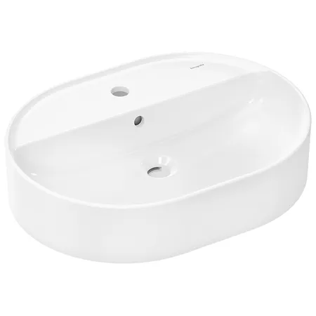 Hansgrohe Xuniva U Раковина-чаша 60x45см., накладная, 1 отв., цвет: белый