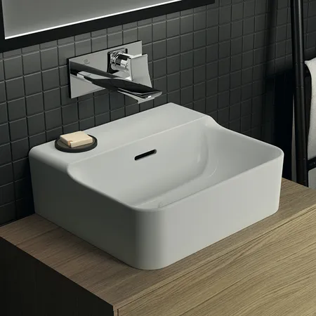 Ideal Standard Conca Раковина подвесная/накладная, 40х35хh16см, без отв., без крепежа, цвет: белый