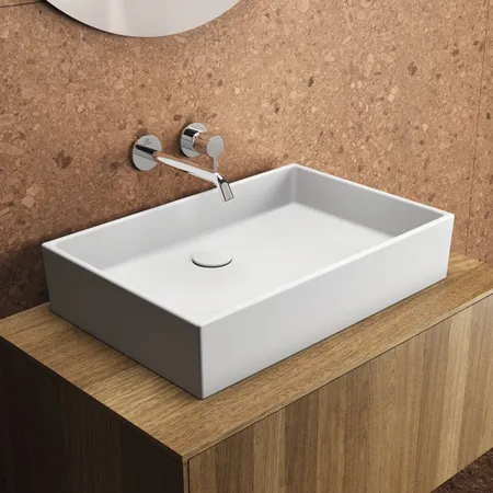Ideal Standard Extra Раковина 60х40хh12.5см., накладная, без отв., без перелива, с крепежом, цвет: белый глянец