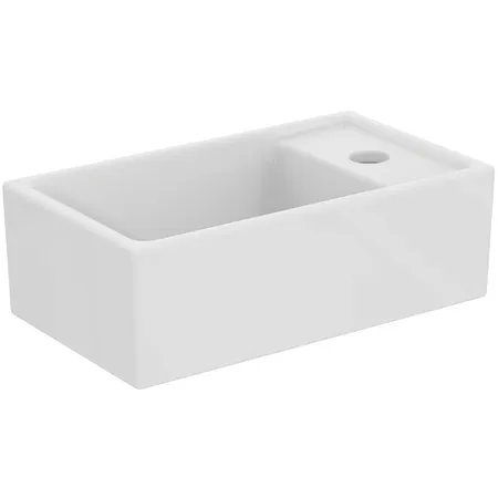 Ideal Standard i.life S Раковина 37х21xh12см., подвесная, с 1 отв., Dx, без перелива, цвет: белый глянец