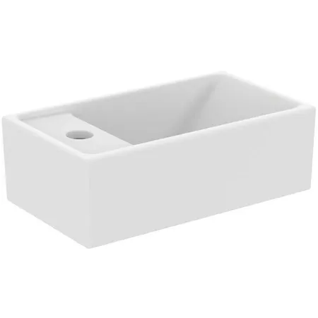 Ideal Standard i.life S Раковина 37х21xh12см., подвесная, с 1 отв., Sx, без перелива, цвет: белый матовый