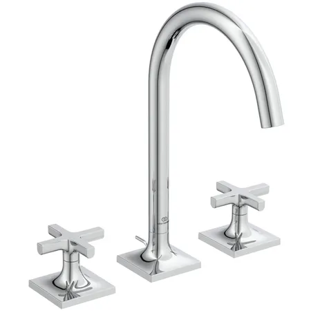 Ideal Standard Joy Neo Смеситель для раковины, на 3 отв., с донным клапаном, цвет: хром