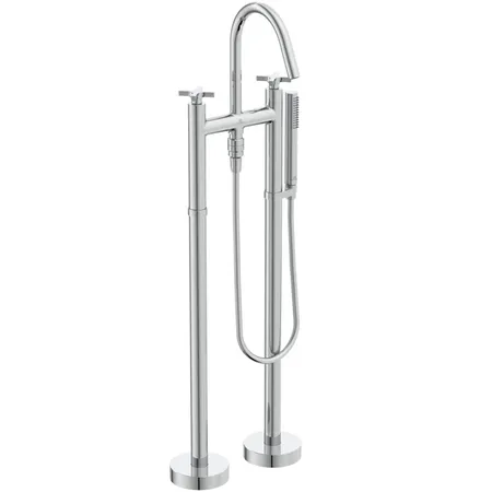 Ideal Standard Joy Neo Смеситель для ванны, напольный, с душевым набором, шлангом IDEALFLEX® 125см., цвет: хром