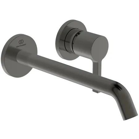 Ideal Standard Joy Смеситель для раковины, встраиваемый, излив: 22.5см., для монтажа с комплектом №1 A1313NU, цвет: PVD Magnetic Grey