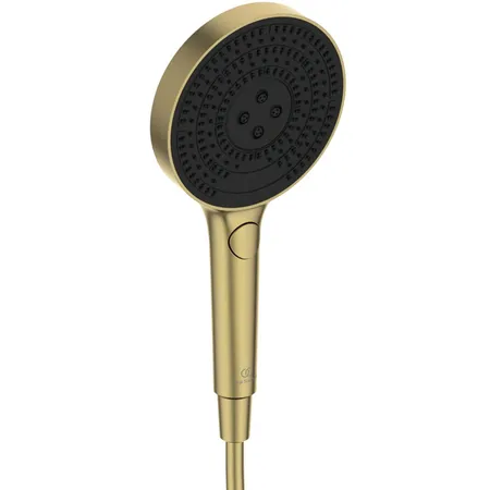 Ideal Standard Solos Ручной душ, 3-функциональный (Rain, Silkrain, Active) цвет: PVD Brushed Gold
