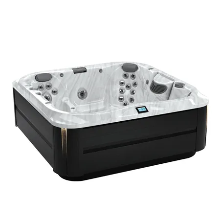 Jacuzzi J375 Минибассейн 231х231х97см, стерео, цвет Platinum, внешняя панель New Smoked Ebony