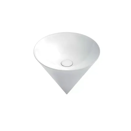 Kerama Marazzi Cono Раковина 44.5х44.5х35см., подвесная, без отв., без перелива, цвет: белый глянцевый