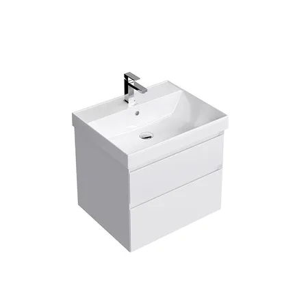 Kerama Marazzi Cubo Тумба подвесная 60см, с ящиками, цвет: белая матовая
