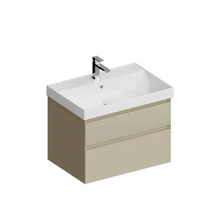 Kerama Marazzi Cubo Тумба подвесная 70см, с ящиками, с ящиками, цвет: лимо матовая